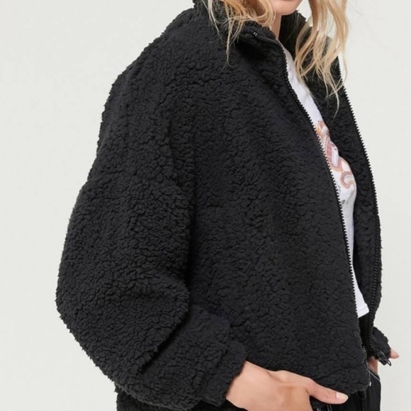 Urban Outfitters Willow Sherpa Fleece Jacket - Picture 1 of 4